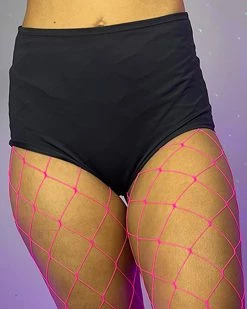 Shark Black High-Waist Booty Shorts