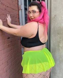 Bodyzone Spin Me Round Mesh Tie Skirt -ravewonder store Photo Aug 06 3 08 54 PM scaled