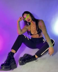 AE Black Reflective Joggers 14 AE Black Reflective Joggers -ravewonder store Photo Nov 03 1 15 06 PM 21