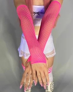Leg Avenue Fishnet Fingerless Gloves -ravewonder store Photo Sep 24 1 54 13 PM scaled