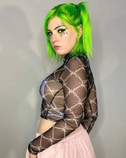 AE Barbed Bish Mesh Crop Top 9 AE Barbed Bish Mesh Crop Top -ravewonder store Photo Sep 24 2 51 04 PM