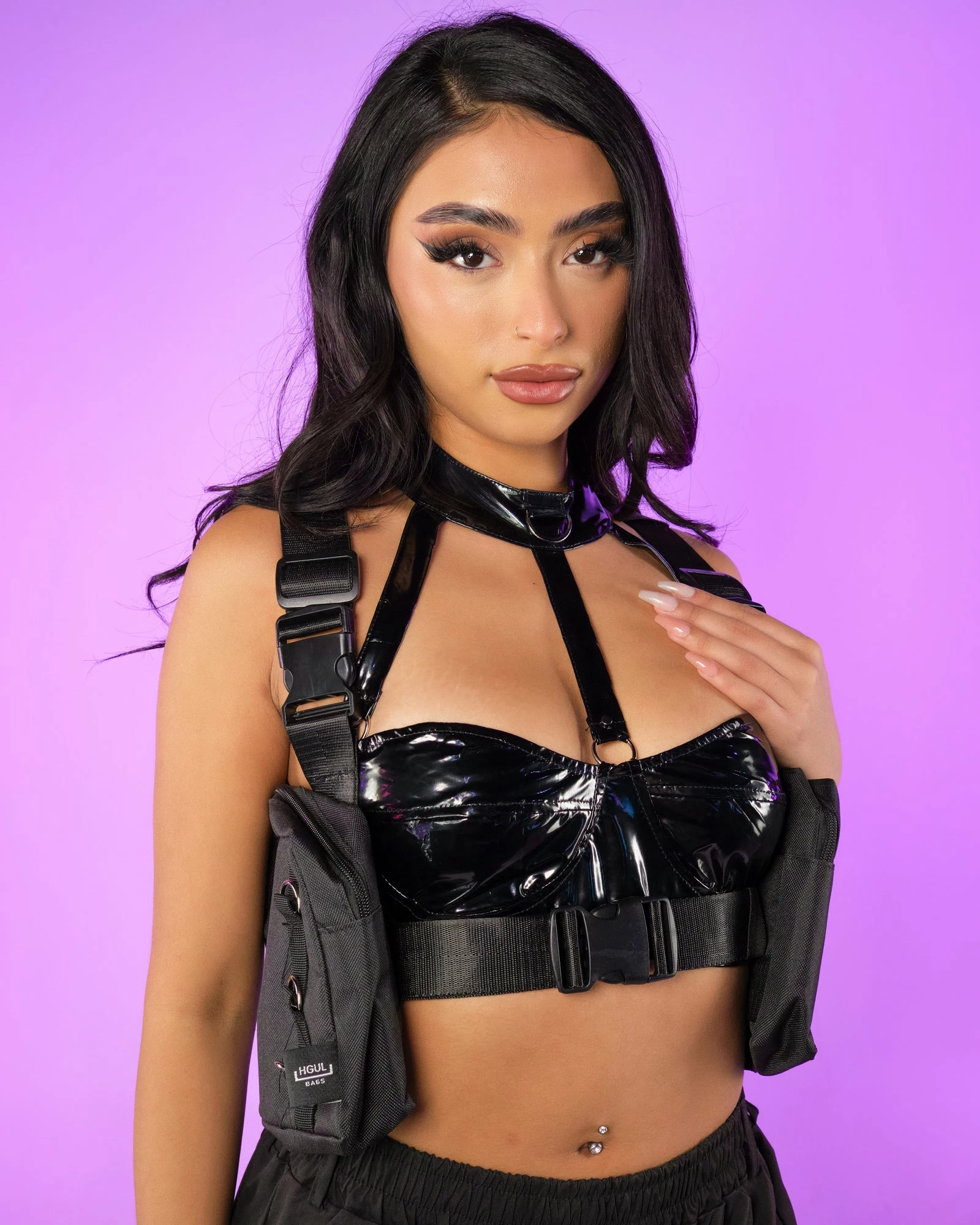 AE Say When Vinyl Halter Top 4 AE Say When Vinyl Halter Top - Image 4