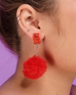 AE Your Teddy Gummy Bear Plush Earrings -ravewonder store RW 061322 459 scaled