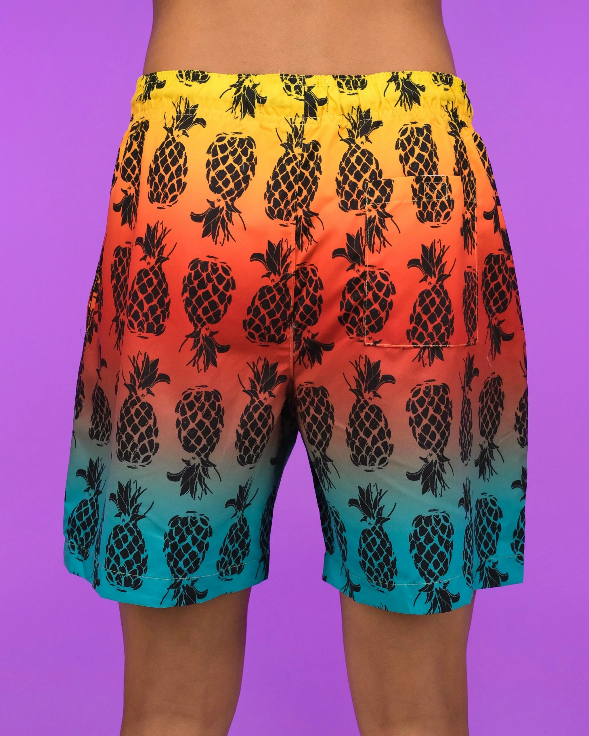 BJD Inc. Pineapple Sunset Party Shorts 4 BJD Inc. Pineapple Sunset Party Shorts - Image 2