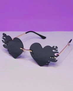 AE Heart On Fire Sunglasses