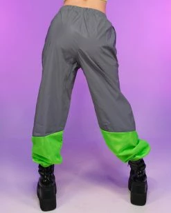 AE Electric Green Contrast Joggers -ravewonder store RW 071922 875