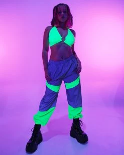 AE Electric Green Contrast Joggers -ravewonder store RW 071922 885 d9d9a3bd 6158 449a a867 273bf28547e2