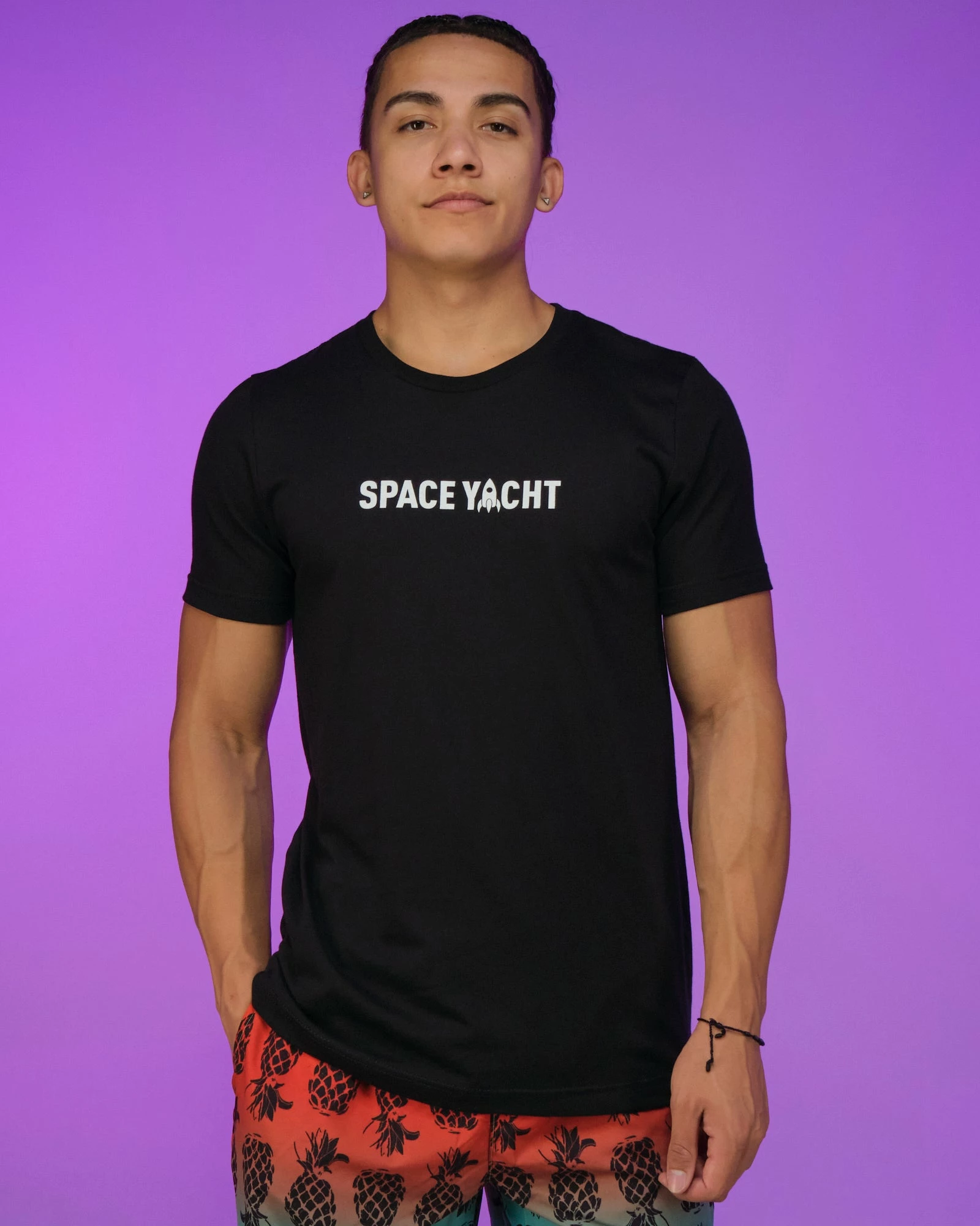 Space Yacht Black Logo Tee 3 Space Yacht Black Logo Tee