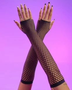 Leg Avenue Fishnet Fingerless Gloves