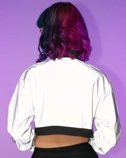 AE Get Lit Reflective Shrug -ravewonder store RW 081722 1037