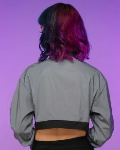 AE Get Lit Reflective Shrug -ravewonder store RW 081722 1038