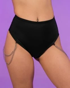 Bodyzone Techno Bish Chain High-Waist Shorts