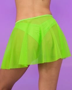 Bodyzone Spin Me Round Mesh Tie Skirt -ravewonder store RW 081722 1149
