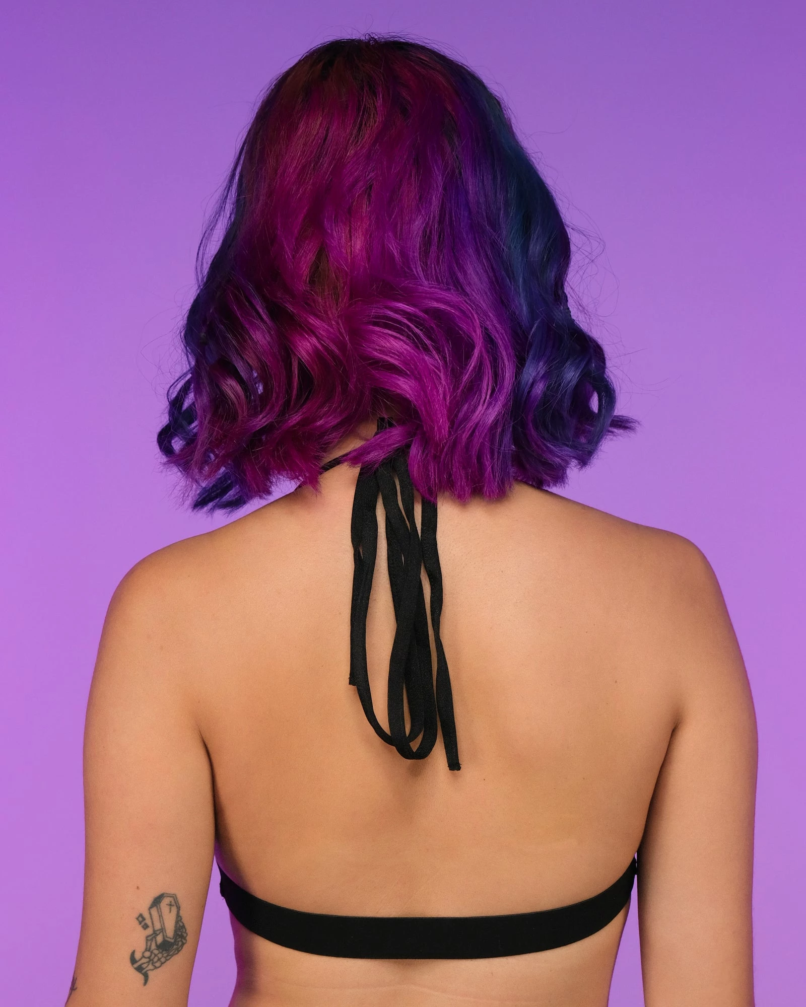 OhYes Fashion Cover Of Darkness Black Vinyl Bralette 4 OhYes Fashion Cover Of Darkness Black Vinyl Bralette - Image 2