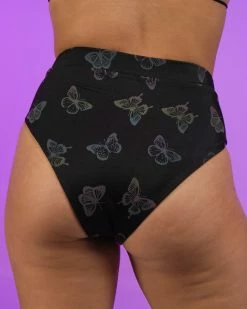 AE Midnight Butterfly High-Cut Bottoms -ravewonder store RW 082322 11