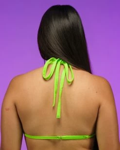 OhYes Fashion Green Breakin' Chains Bikini Top -ravewonder store RW 082322 110