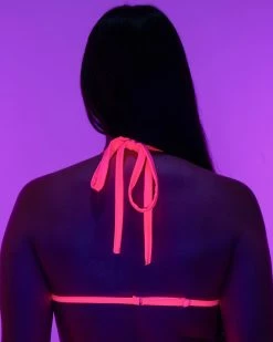 OhYes Fashion Pink Breakin' Chains Bikini Top -ravewonder store RW 082322 136