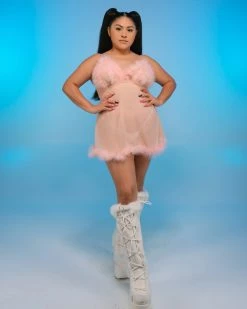 Be Wicked Oh Behave Baby Pink Teddy Dress 8 Be Wicked Oh Behave Baby Pink Teddy Dress -ravewonder store RW 082422 187