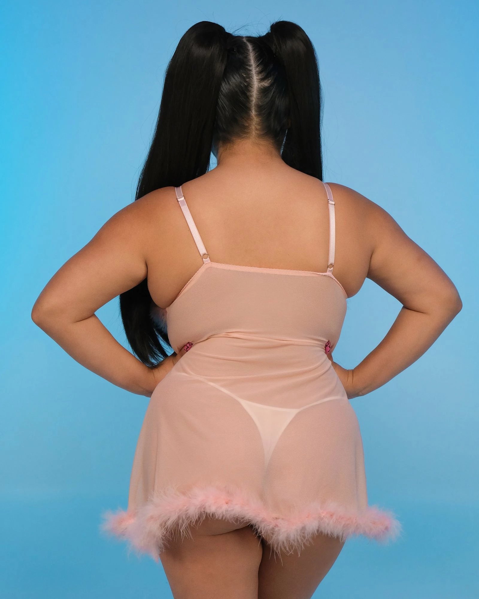 Be Wicked Oh Behave Baby Pink Teddy Dress 3 Be Wicked Oh Behave Baby Pink Teddy Dress - Image 3