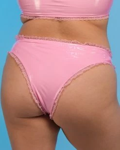 OhYes Fashion Pink Vinyl Pixie Bottoms 12 OhYes Fashion Pink Vinyl Pixie Bottoms -ravewonder store RW 082422 243