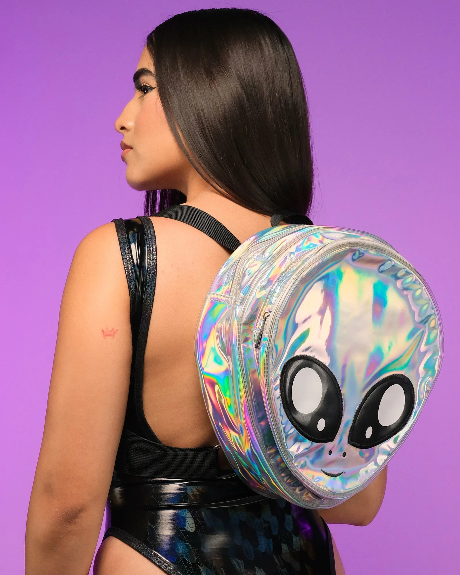 Comeco Inc Alien Holographic Backpack 3 Comeco Inc Alien Holographic Backpack - Image 3