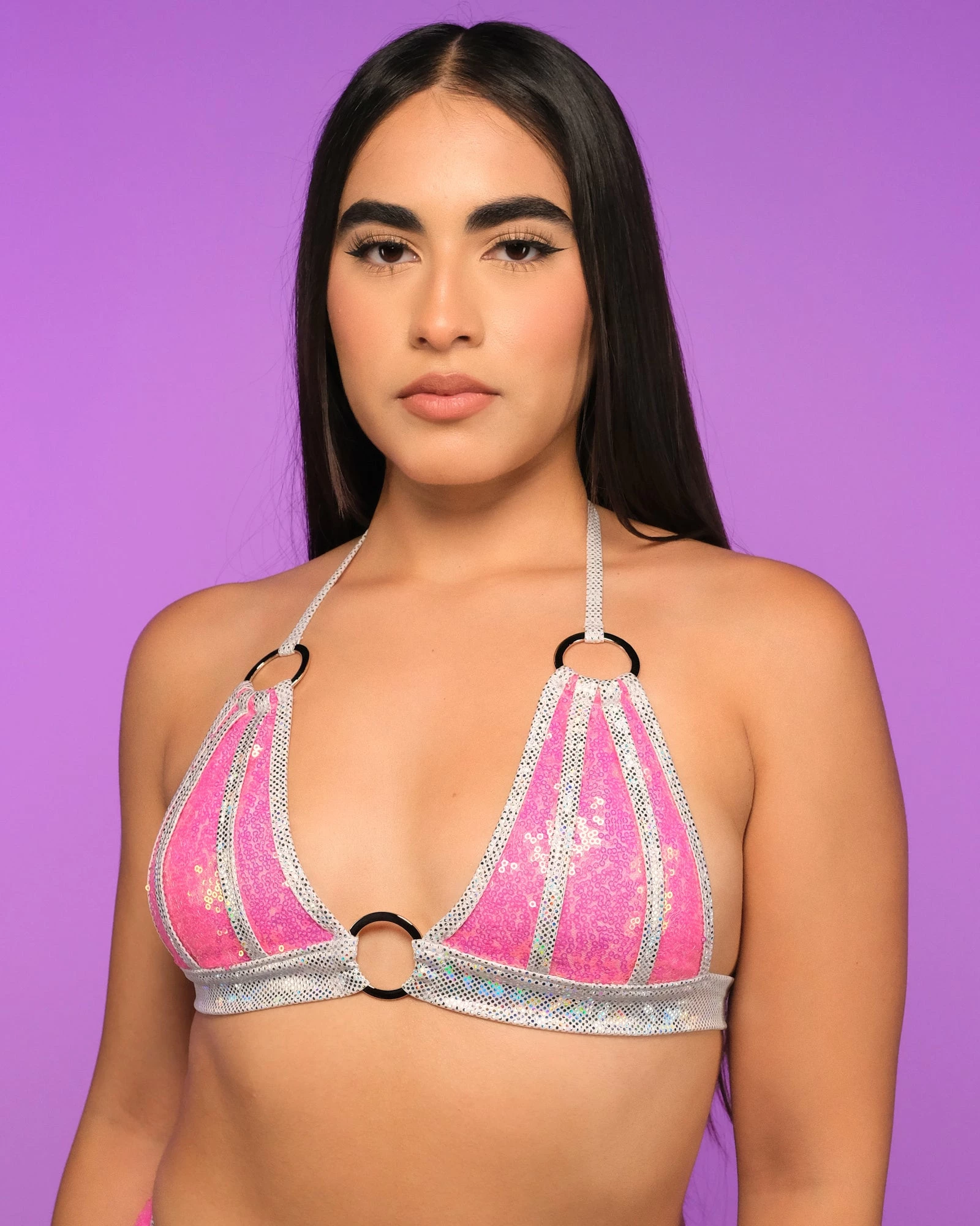 Roma Pink Sugar Nova Two-Tone Bikini Top 5 Roma Pink Sugar Nova Two-Tone Bikini Top - Image 3