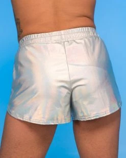 AE Holo Drawstring Shorts 18 AE Holo Drawstring Shorts -ravewonder store RW 083122 441