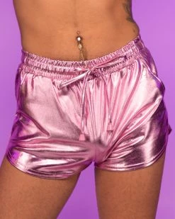 AE Holo Drawstring Shorts 12 AE Holo Drawstring Shorts -ravewonder store RW 083122 487