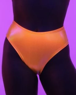 J. Valentine Creamsicle Holo High-Rise Thong 13 J. Valentine Creamsicle Holo High-Rise Thong -ravewonder store RW 090822 136