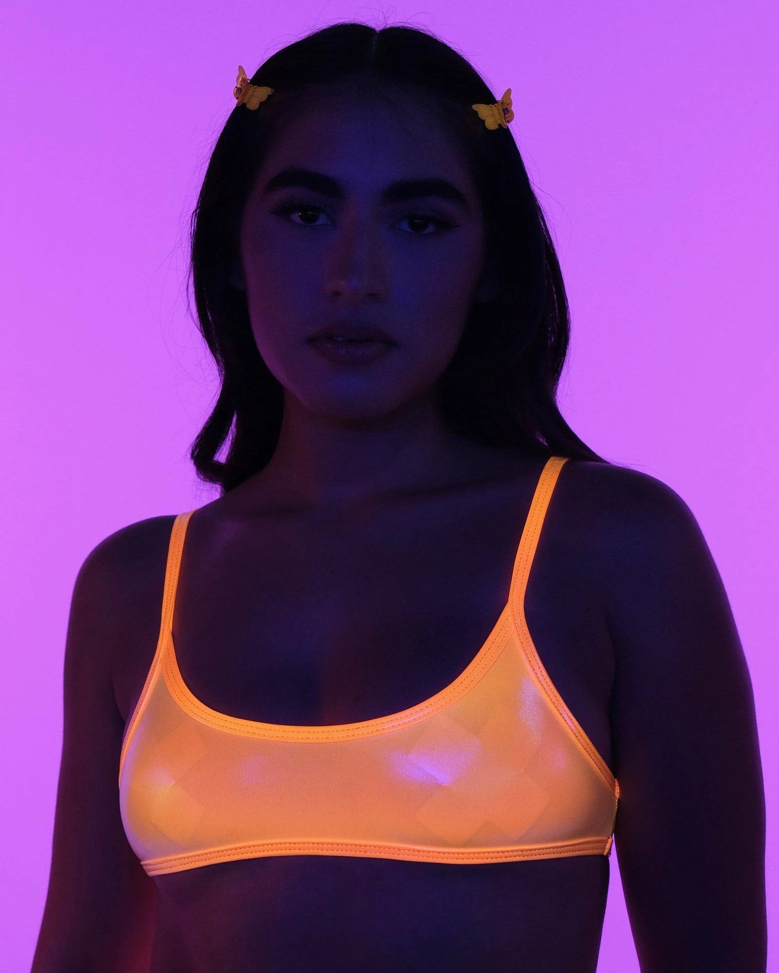 J. Valentine Creamsicle Holo Foil Micro Tank 7 J. Valentine Creamsicle Holo Foil Micro Tank - Image 5