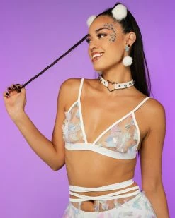 OhYes Fashion Butterfly Sherbet Mesh Top