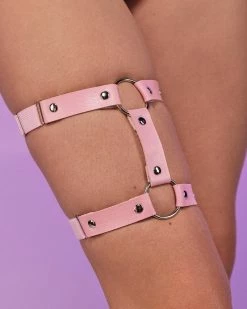 AE 1pc Miss Behaved Dual-Strap Faux Leather O-Ring Leg Garter -ravewonder store RW 092822 271 472dc53d b9ea 4956 81e7 b3130292359e