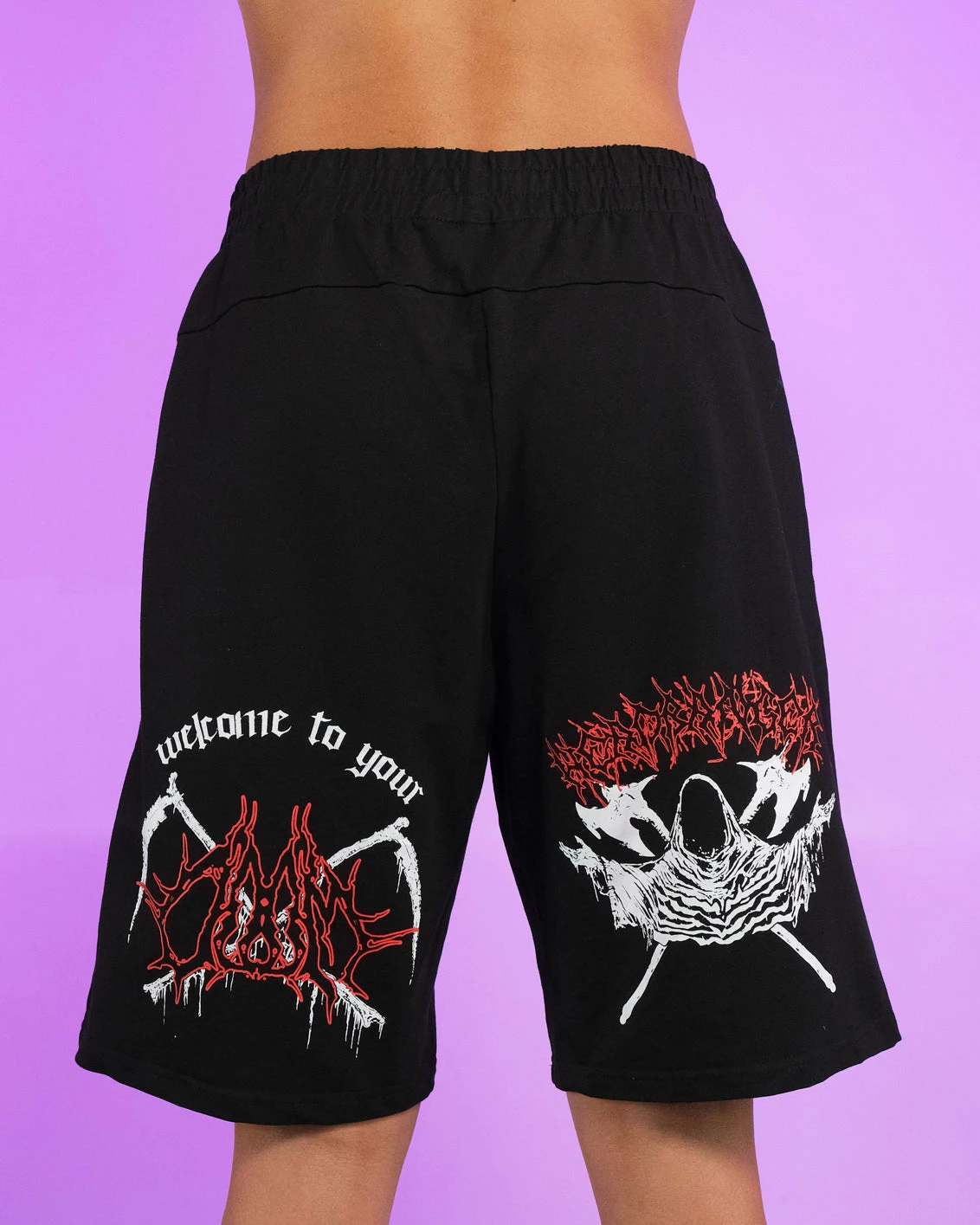 Jarmoo Rise Of The Headbanger Shorts 4 Jarmoo Rise Of The Headbanger Shorts - Image 2