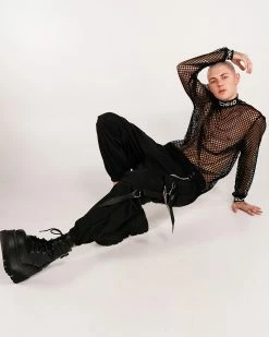 AE Too Extra Chain Cargo Black Joggers 13 AE Too Extra Chain Cargo Black Joggers -ravewonder store RW 093022 1745