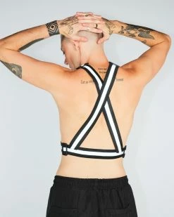 AE Danger Zone Neon Reflective Buckle Vest -ravewonder store RW 093022 3325