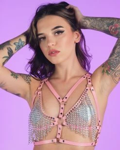 AE Eat Yr Heart Out Chain Fringe Harness