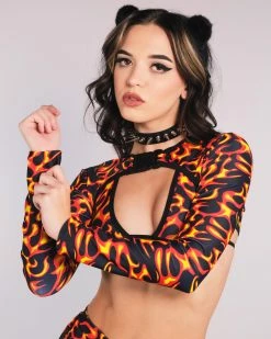 Juan Firestarter Long Sleeve Shrug