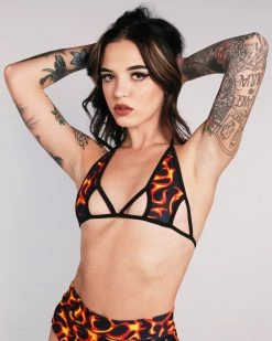 Juan Firestarter Cutout Bikini Top