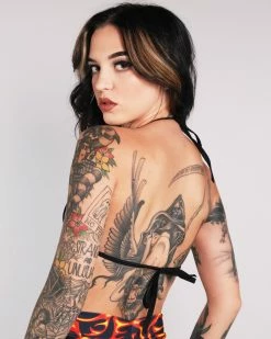 Juan Firestarter Cutout Bikini Top -ravewonder store RW 101222 1350