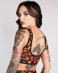 Juan Firestarter Underboob Top 7 Juan Firestarter Underboob Top -ravewonder store RW 101222 1484