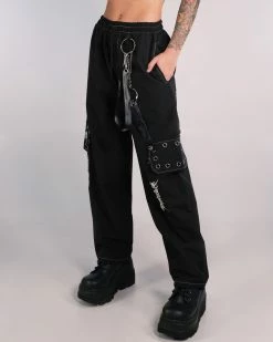 AE Goth Queen Black Pants -ravewonder store RW 101222 1798