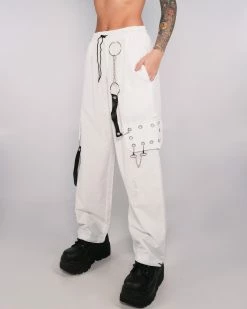 AE Goth Queen White Pants -ravewonder store RW 101222 1931