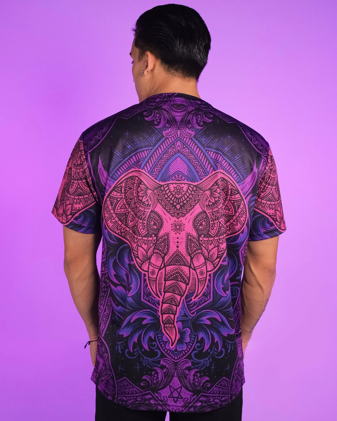 Jarmoo Purple Ancient Roots Tee 4 Jarmoo Purple Ancient Roots Tee - Image 2