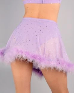 OhYes Fashion Bubble-icious Sheer Fur Skirt -ravewonder store RW 101822 332