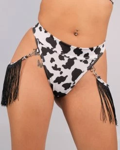 Rolita Couture Cow Fringe Bottoms