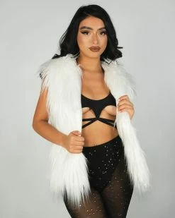 AE Multi-Color LED Faux Fur Vest 14 AE Multi-Color LED Faux Fur Vest -ravewonder store RW 111722 849