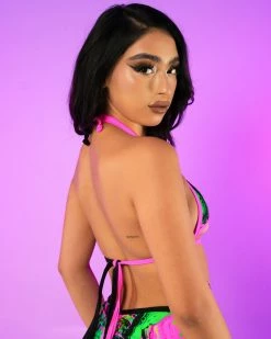 Rolita Couture Acid Waves Chain Top -ravewonder store RW 120622 141