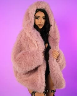 Fashion Go Lush Luv Long Faux Fur Jacket