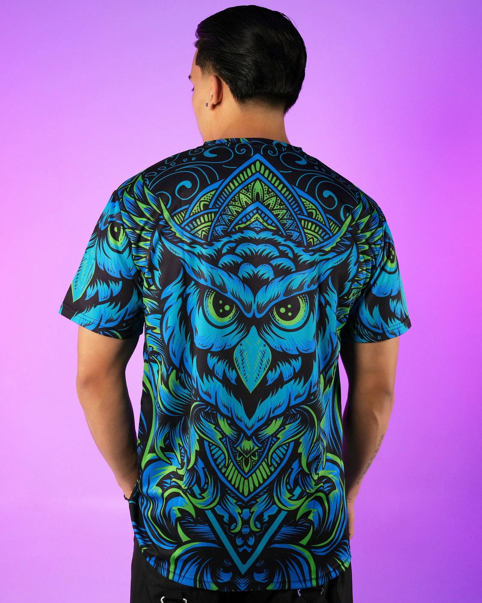 Jarmoo Green Night Owl Tee 5 Jarmoo Green Night Owl Tee - Image 3