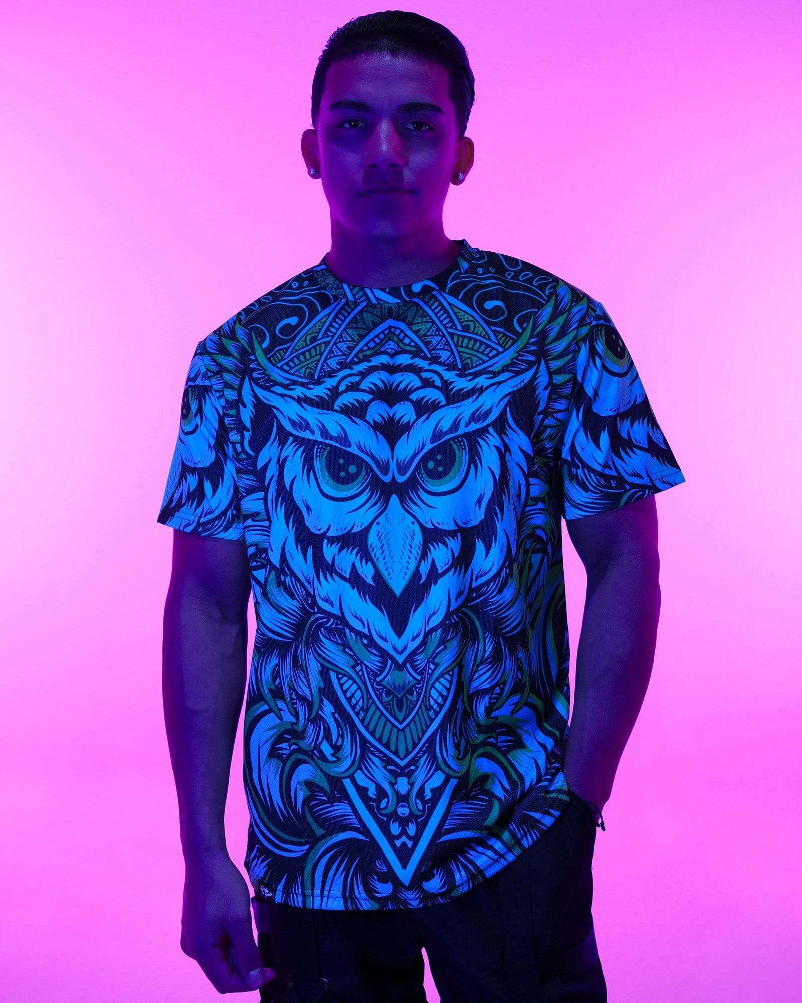 Jarmoo Green Night Owl Tee 6 Jarmoo Green Night Owl Tee - Image 4